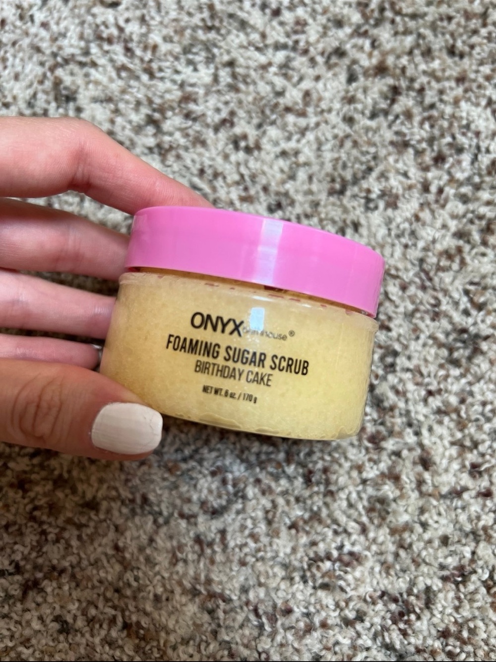 (5/$25) Onyx bathhouse birthday cake foaming sugar scrub